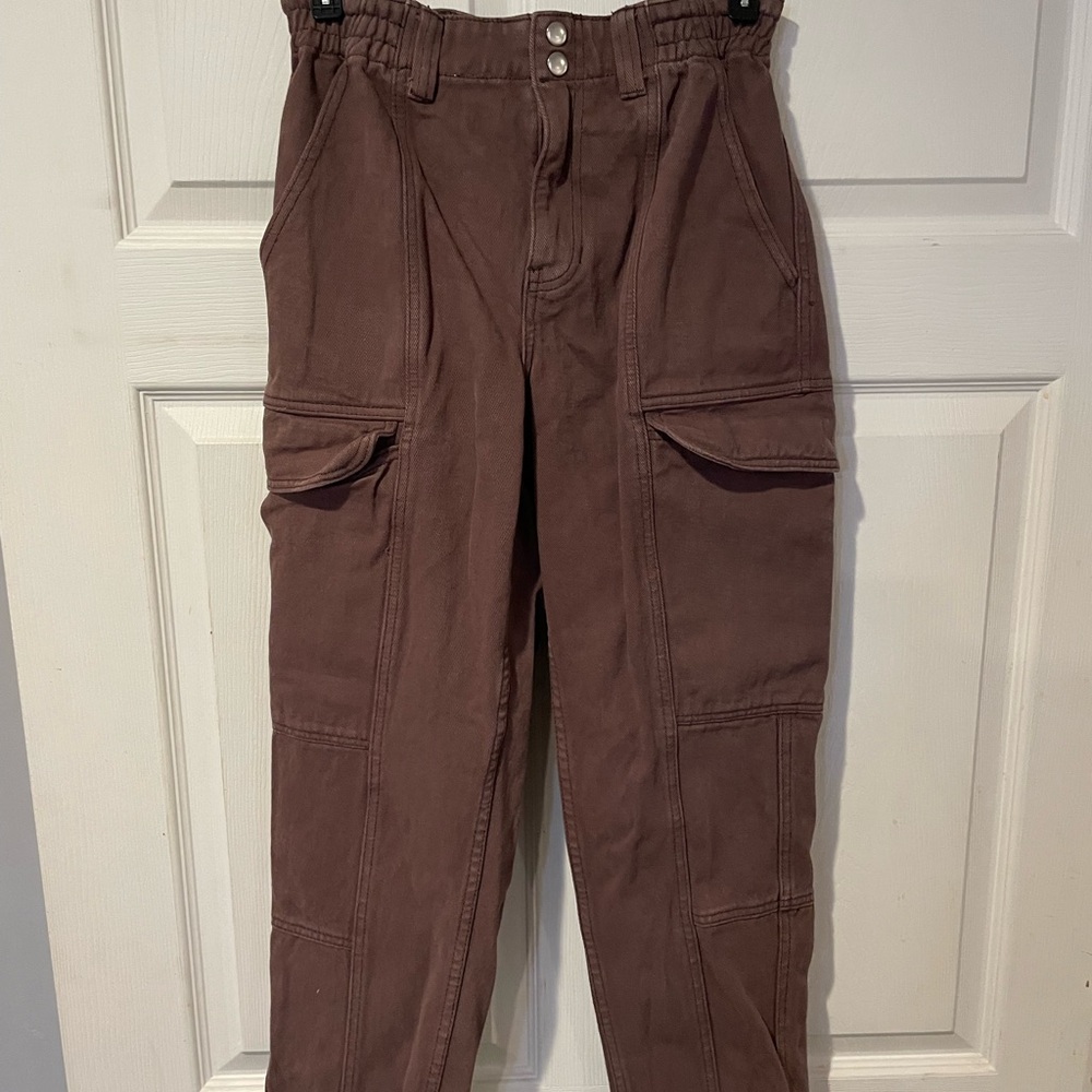 PacSun Brown Cargo Pants Utility Style